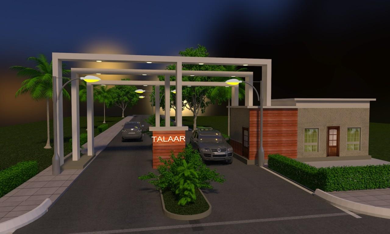 HE MAIN GATE OF TAALAR HOUSING SCHEME,AT TURBAT

